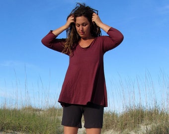 Organic Ritual Wanderer Shirt ( LIGHT hemp/organic cotton knit ) - organic shirt