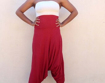 Organic Hammer Time Pants ( LIGHT Hemp/Organic Cotton Knit ) : - organic harem pants