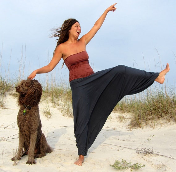 Organic Harem Pants - ( LIGHT Hemp/organic Cotton Knit ) - Organic HEMP  Harem - Etsy