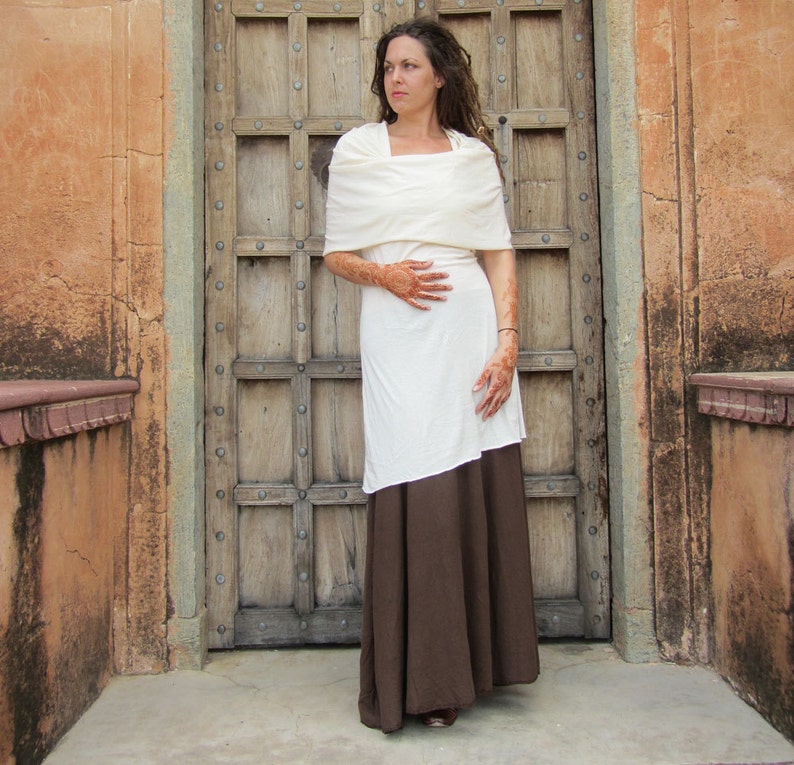 organic tissue cotton organic cotton dress ORGANIC Super Cowl Simplicity Short Dress
