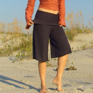 ORGANIC Love Me 2 Times Simplicity Gaucho light hemp/organic cotton knit organic gauchos image 4