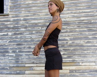 ORGANIC Women's Hemp Simplicity Shorty Shorts (LIGHT hemp/organic cotton knit) - organic shorts :