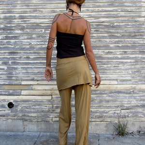 ORGANIC Simplicity Mini Skirted Pants light hemp and organic cotton knit organic hemp pants image 3