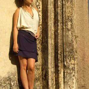 ORGANIC Vinyasa Mini Skirt Light Hemp/Organic Cotton Knit image 1