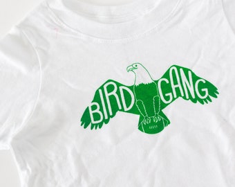 Bird Gang football toddler tshirt, Philadelphia football toddler tee, eagle toddler shirt by exit343design