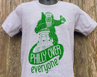 Phillie Phanatic adult tshirt, Phillies fan tshirt, Phanatic mascot adult tshirt, funny Philadelphia tshirt, Phillie Kong