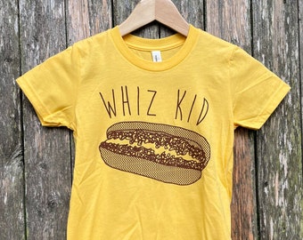 Whiz Kid tshirt for children, Philadelphia kids size tshirt, Philly kid shirt, cheesesteak shirt for child, philadelphia souvenir shirt