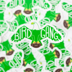 Bird Gang Philadelphia Eagles sticker, Philadelphia football sticker, Philadelphia football sticker, fly eagles fly