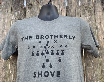 The Brotherly Shove football tshirt, Philadelphia football tshirt, Tush Push tshirt, Philly tshirt, Eagles fan tshirt