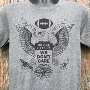 Eagles football tshirt, Philadelphia football tshirt, No one likes us tshirt, Kelce Eagles tee