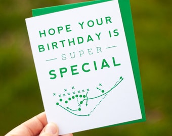 The Philly Special greeting card, Philadelphia Eagles birthday card, Philadelphia birthday card, football birthday card