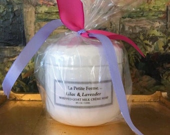 Lilac & Lavender goat milk soap gift, Christmas gift, gift for her, gift for mom, gift under 10, wedding shower, wedding favor gift, airbnb