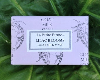 Lilac Blooms Goat Milk Soap, gift for her, gift for mom, gift for coworker, gift for gardener. gift under 10, Florida, Mother's day, airbnb