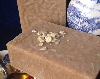 Pure Oatmeal Milk & Honey goat milk soap, soap for baby, gift for her, bestseller goat milk soap, handmade goat milk soap, farm fresh