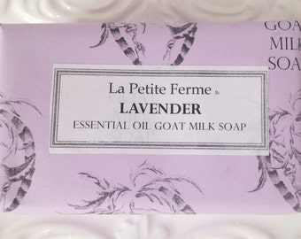 Lavender goat milk soap, gift for her, spa soap, gift for mom, gift for teacher, gift for coworker, essential oil soap, farmhouse, Florida