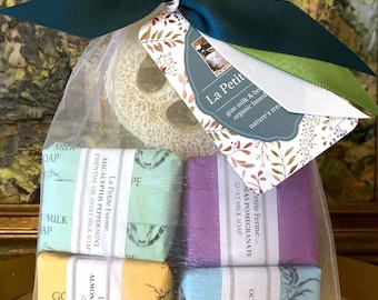 Soap gift set, handmade soap set, goat milk soap gift set, gift for her, gift for coworker, special offer, SAVE, value gift set, Florida