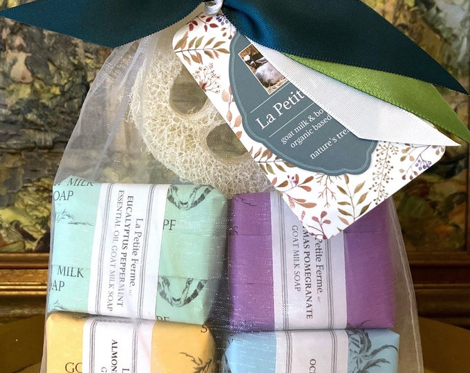 Artisan Handmade Soap Gift Box 4 Pk Soap Gift Set Vegan Soap Bath Spa ...