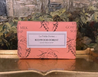 Redwood Forest goat milk soap an intoxicating blend, gift for her, gift for him, gift under 10, airbnb, farmhouse gift, shaving soap