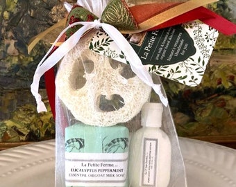 Soap & lotion gift set, gift for her, coworker gift, wedding favor, baby shower, thank you gift, gift under 15, wedding shower, party favor