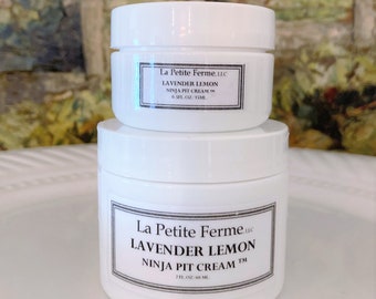 Arm pit cream, certified pure essential oils, Ninja Pit Cream TM, Lavender Lemon, Fresh from Florida, personal care, under arm cream