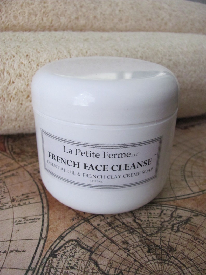 French Face Cleanser With French Green Clay and Essential Etsy