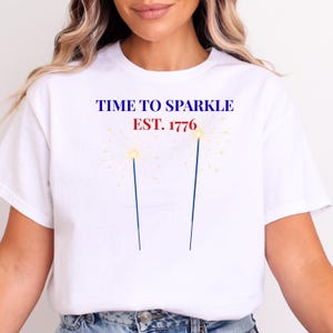 Camiseta "Feliz cumpleaños, América, es hora de brillar" / 250 años