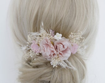 Flower vine, bridal vine, romantic floral decoration, hair comb, lavender, meadow flowers, dried flower decoration, wildflowers, boho wedding accessories