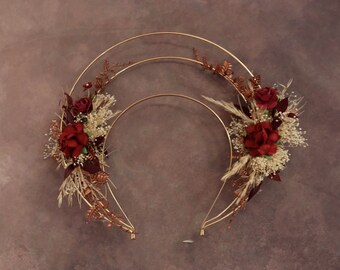 Haloheadpiece,Brautkranz,Romantische Blumenschmuck,Haarkranz,Bridalflowers, Hochzeit Accessoires,Wedding,Gardenwedding,Headband