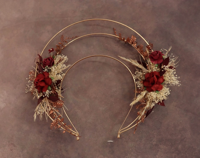 Haloheadpiece, bridal wreath, romantic floral decoration, hair wreath, bridal flowers, wedding accessories, wedding, garden wedding, headband