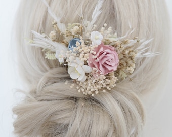 Romantic Pastel Hair Comb - Enchanting Wedding Accessory for Bridesmaids,fairy-tale weddings,Elegant wedding accessories