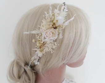 Flower vine, bridal vine, romantic floral decoration, hair comb, bridal flowers, wedding accessories, wedding, bridal bouquet, garden wedding,