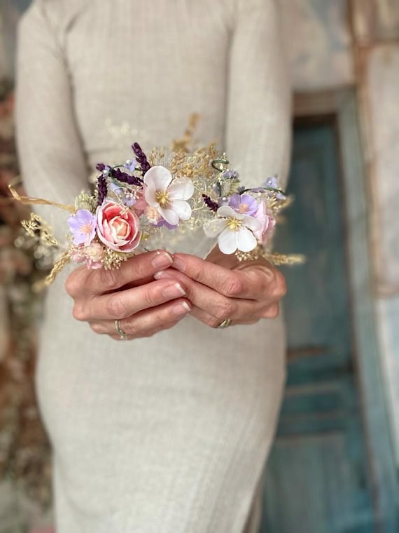 Romantic Wildflower Hairpin Set Elegant Floral Accessory for 
