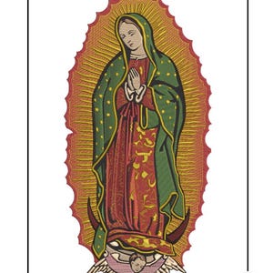 Virgen de Guadalupe Digital Embroidery Files