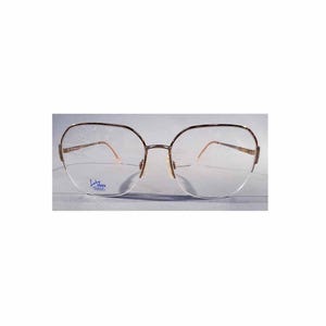 SAFILO LADY ELASTA 4529 eyeglasses frames - Metal half rim tort/gold - Mint condition - New, Old Stock!