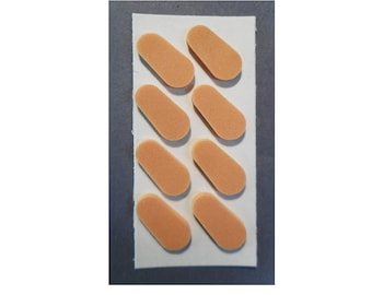Morris CUSHION-REST Eyeglass nose pads - Regular Size - Peach - New Old Stock - Choose 4 to 16 pairs