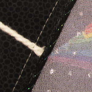 Prism Rainbow Art Quilt, Fabric Wall Hanging, Fiber Art image 4