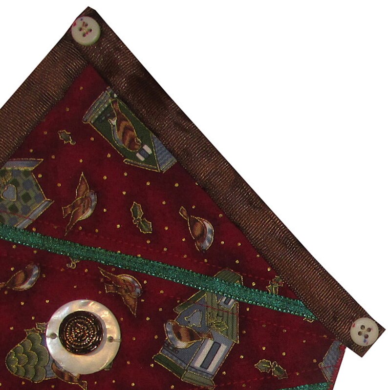Small Art Quilt, Wall Hanging, Fabric Birdhouse, Red Birdhouses Etsy