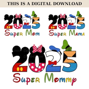 Super Mommy Shirt Svg, Super Mom Png, Mother&#39;s Day Gift, Super Mom T-Shirt, Gamer Mom Sweatshirt, Super Mama Svg, Disney Family Mommy Svg
