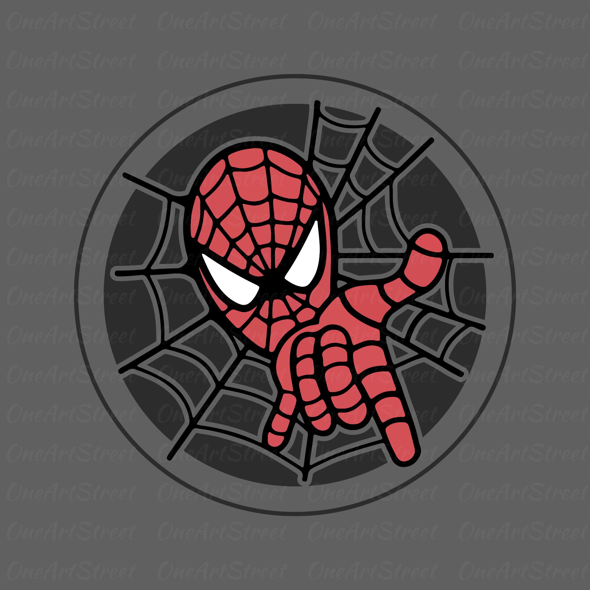 スパイダーマンSVG PNG、マーベルスーパーヒーロークリップアート 
