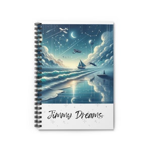 Jimmy Buffett 'Jimmy Dreams' spiral notebook for Parrotheads notebook for Jimmy Buffett fans notebook