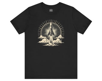 Spacex Flight 7 Shirt, Astronaut Tee, Rocket Launch T-shirt, Space
