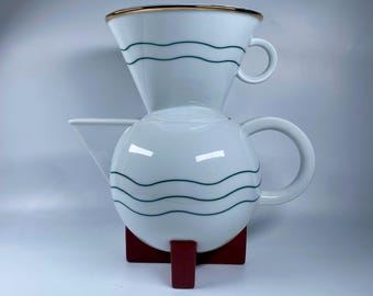Michael Lambert Strutting or Dancing Sculptutral Ceramic Coffee