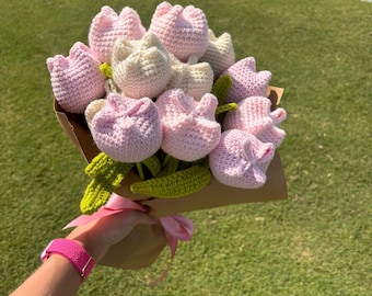 Crochet Tulip Bouquet