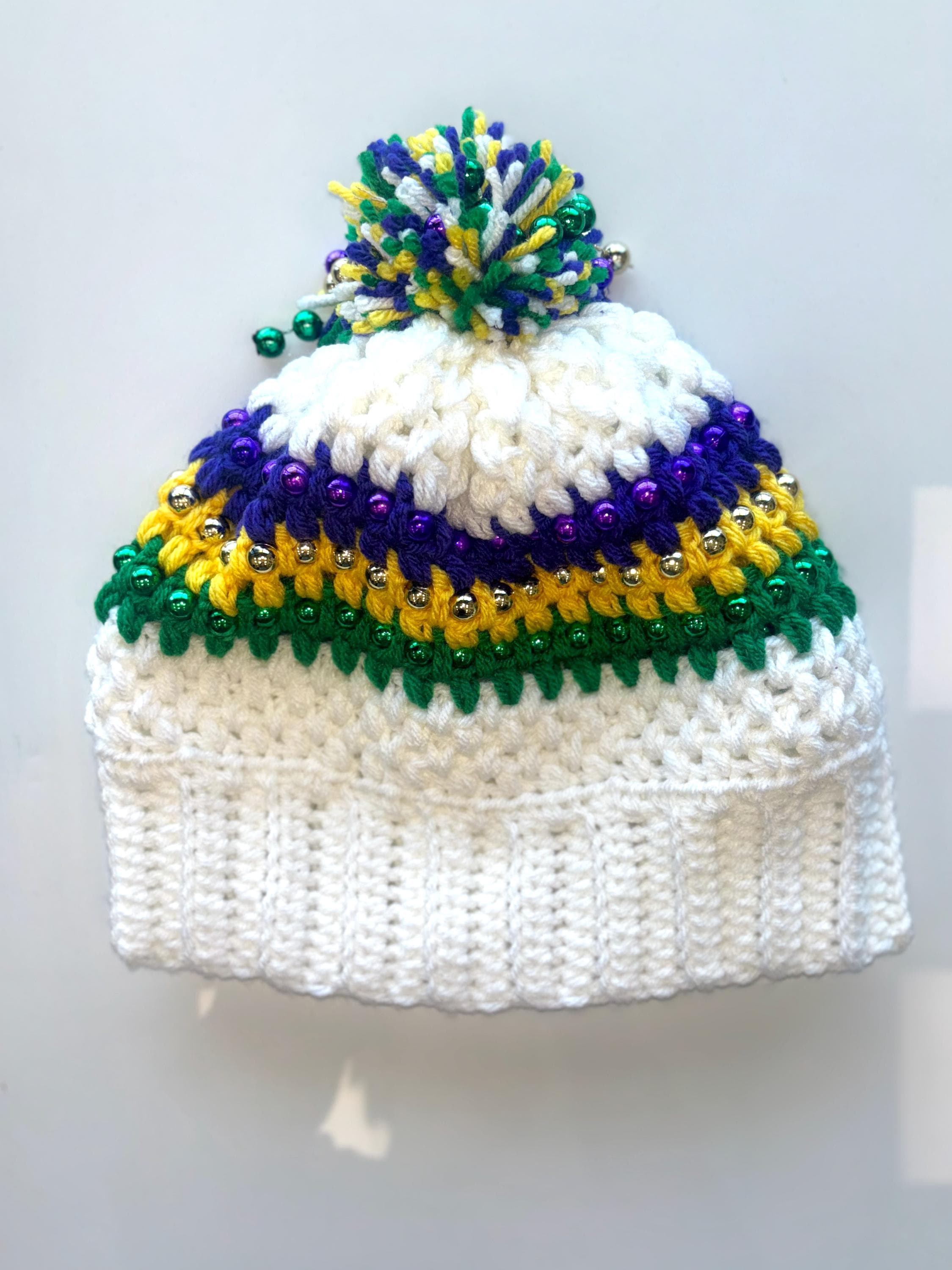 Crotchet Mardi Gras Beanie Your little one main image 4