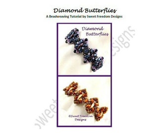 Bracelet Pattern for Diamonduo and Crescent Beads