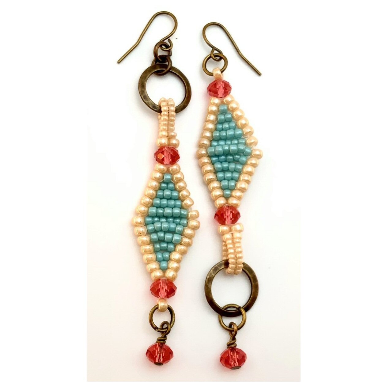 Beading Pattern for Boho Wrap Bracelet Necklace Earrings Etsy