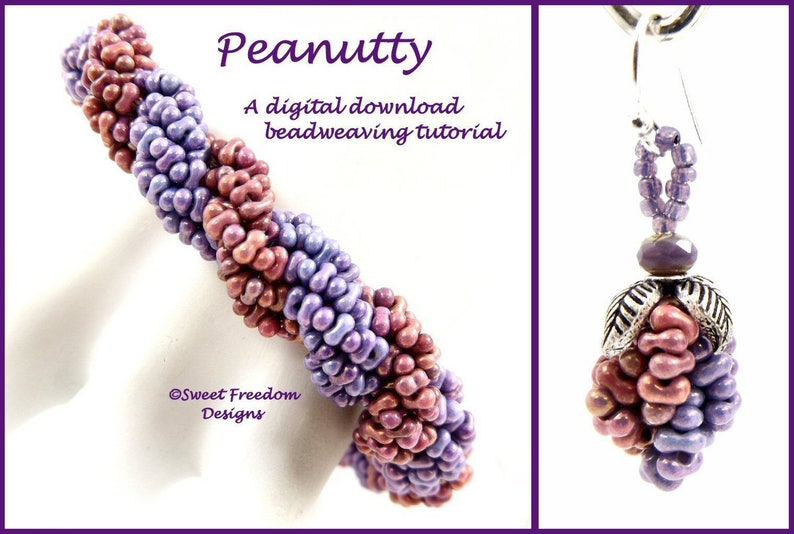 Double Spiral Bracelet and Earrings Tutorial image 1