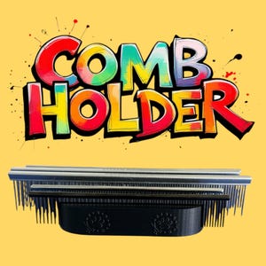 5-Slot Comb Holder for Dog Groomers – Organise Your Grooming Tools with Ease