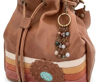 Bag Charm, Purse Charm, Artisan Handbag Jewelry, Gift for Her