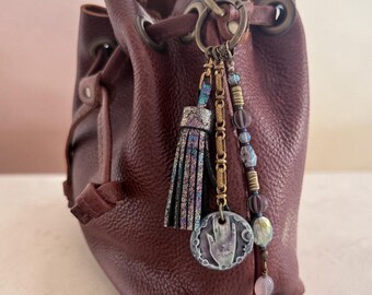 Bag Charm, Purse Charm, Artisan Handbag Jewelry, Gift for Her